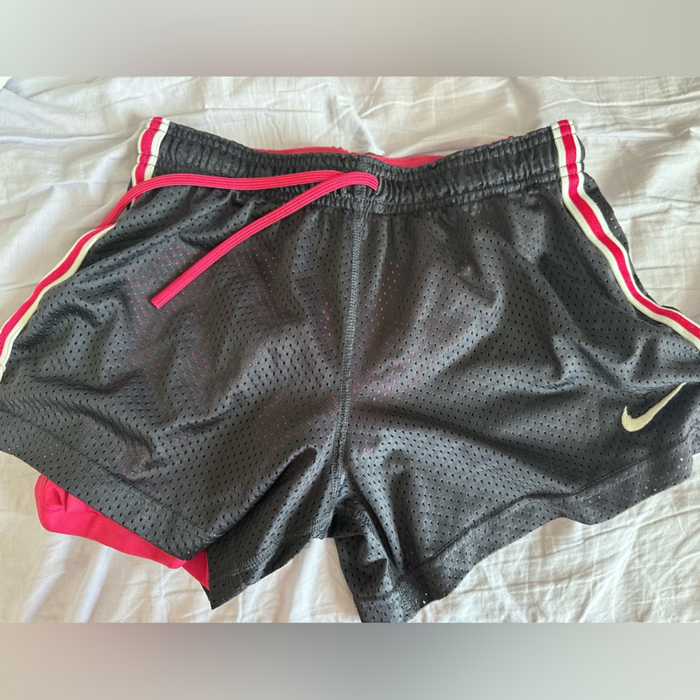Nike Combat Pro Shorts Small Black White Pink